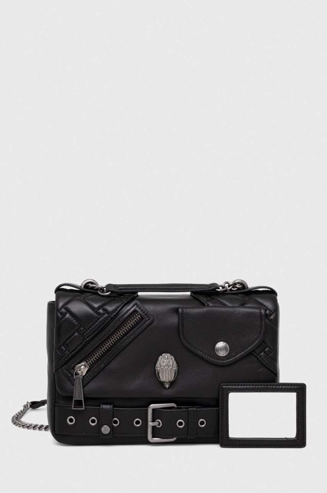 Шкіряна сумочка Kurt Geiger London колір чорний (3598803)