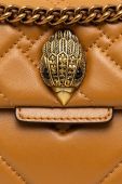 Шкіряна сумочка Kurt Geiger London колір коричневий (3529546)