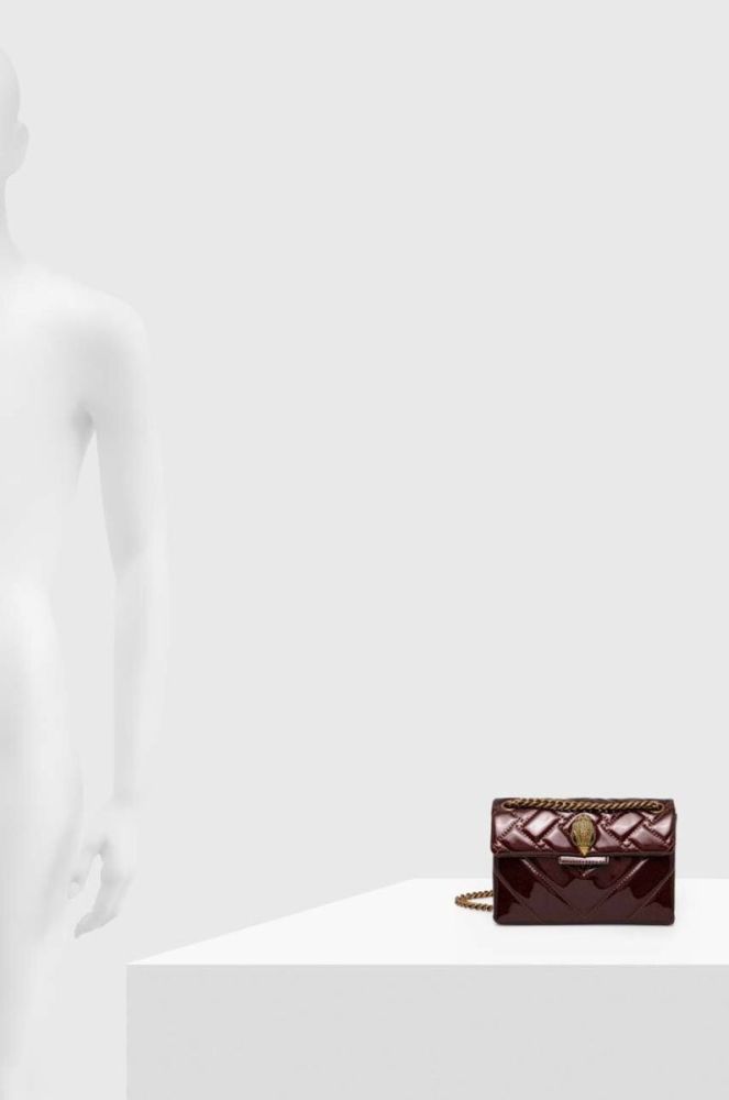 Сумочка Kurt Geiger London колір бордовий фото 6