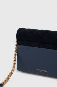 Шкіряна сумочка Kurt Geiger London колір синій