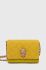 Шкіряна сумочка Kurt Geiger London колір жовтий