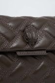Шкіряна сумочка Kurt Geiger London колір коричневий (3598812)