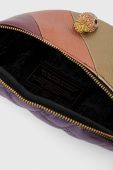 Шкіряна сумка на пояс Kurt Geiger London колір барвистий