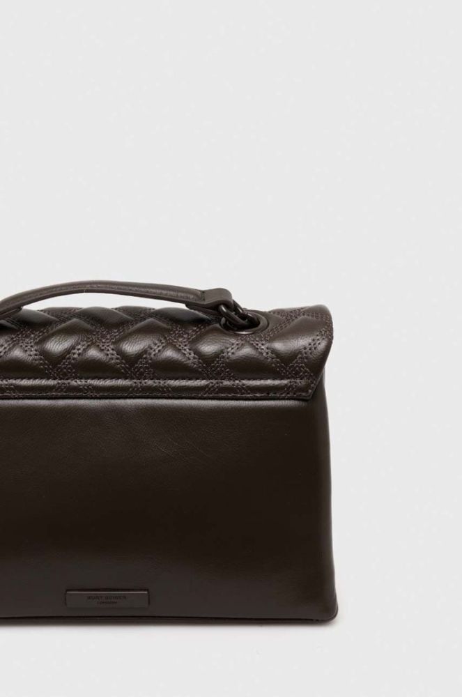 Шкіряна сумочка Kurt Geiger London колір коричневий (3529548) фото 4