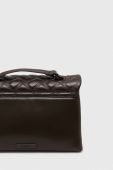 Шкіряна сумочка Kurt Geiger London колір коричневий (3529548)