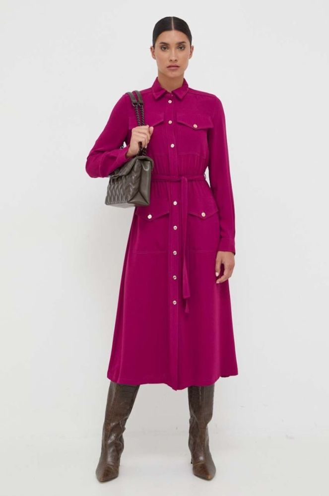 Шкіряна сумочка Kurt Geiger London колір коричневий (3529548) фото 7