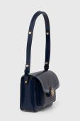 Шкіряна сумочка Tory Burch колір синій (3360591)