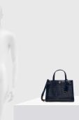 Шкіряна сумочка Tory Burch колір синій (3360592)