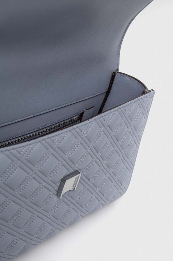 Шкіряна сумочка Tory Burch колір блакитний (3274579) фото 6