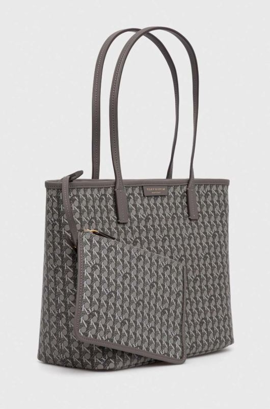 Сумочка Tory Burch колір сірий фото 2