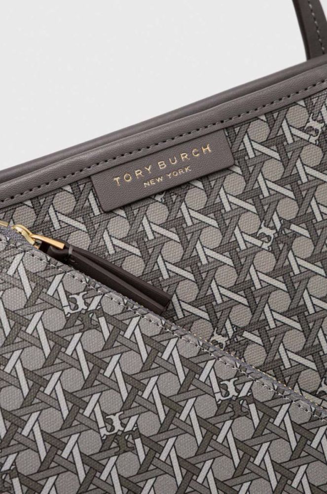 Сумочка Tory Burch колір сірий фото 4
