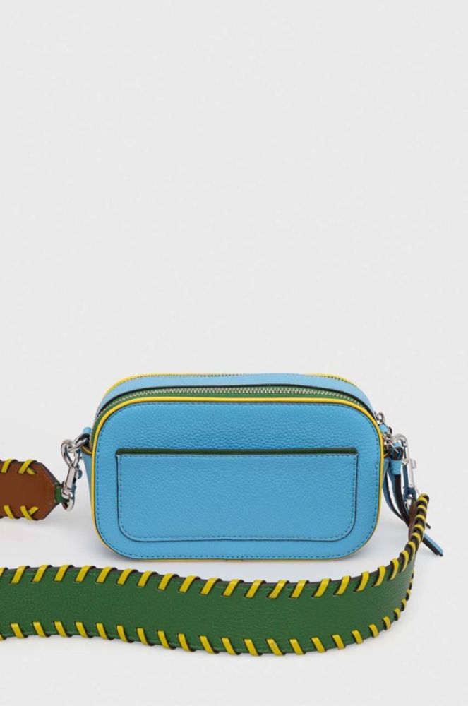 Шкіряна сумочка Tory Burch колір блакитний (3274584) фото 4