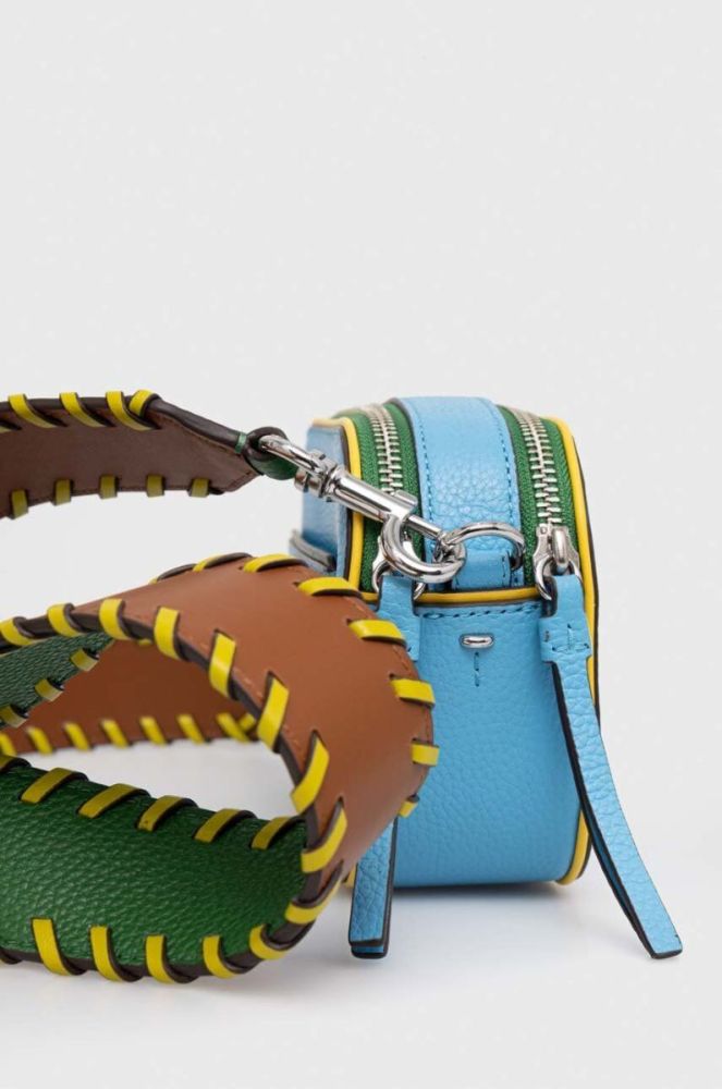 Шкіряна сумочка Tory Burch колір блакитний (3274584) фото 5