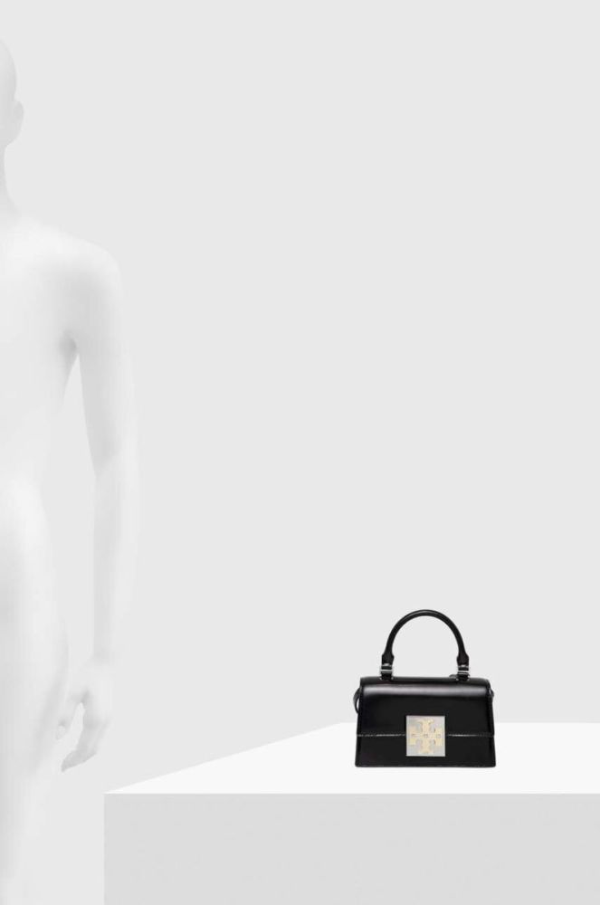Шкіряна сумочка Tory Burch колір чорний (3379912) фото 6