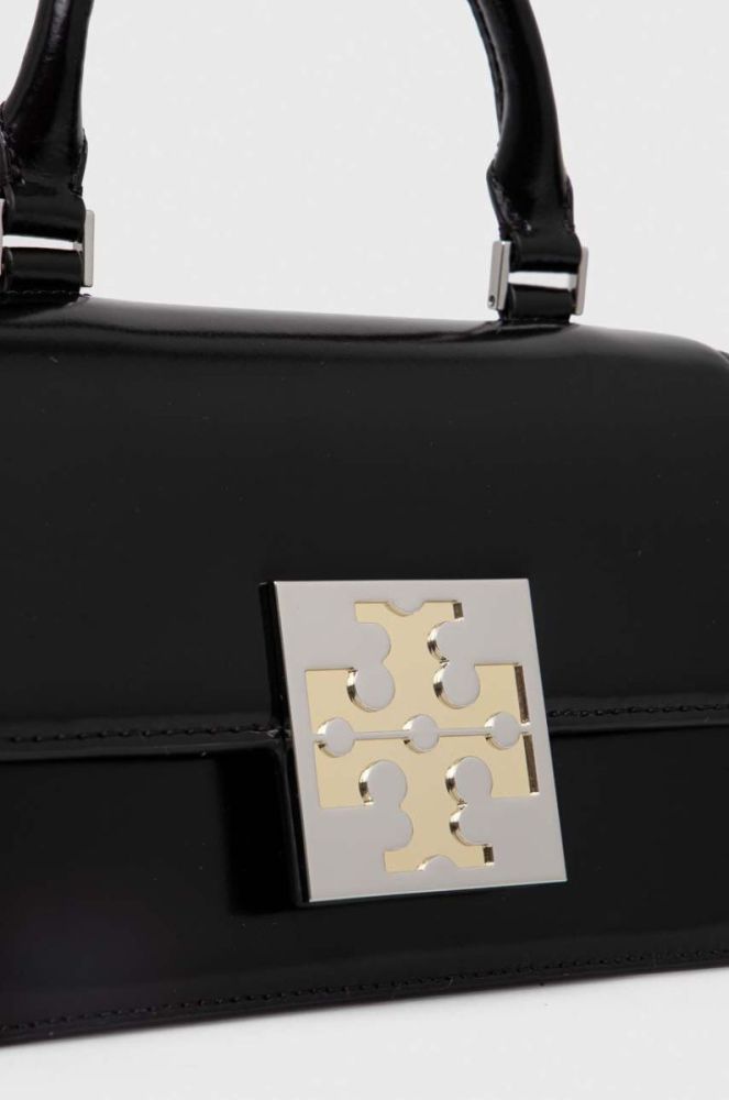 Шкіряна сумочка Tory Burch колір чорний (3379912) фото 4