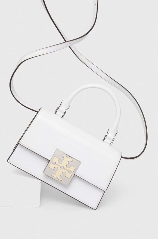 Шкіряна сумочка Tory Burch колір білий (3379913)