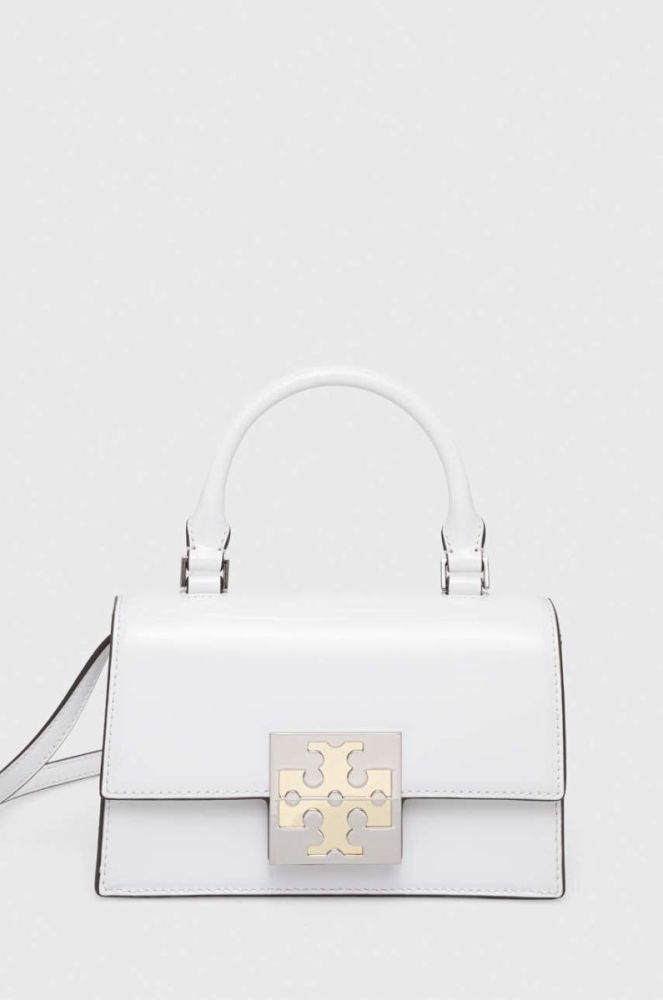 Шкіряна сумочка Tory Burch колір білий (3379913) фото 2