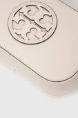 Шкіряна сумочка Tory Burch колір бежевий (3310426)