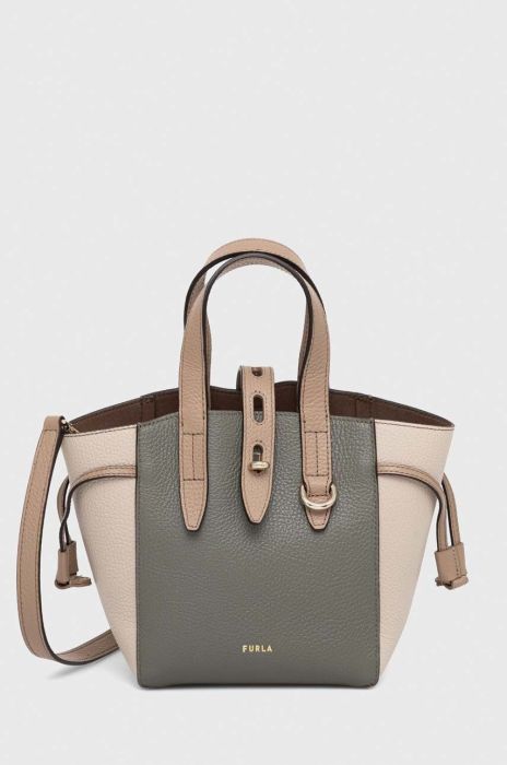 Шкіряна сумочка Furla колір зелений (3297166)