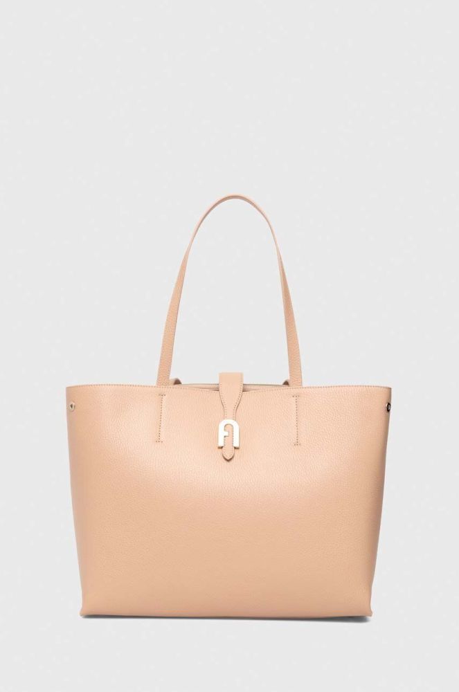 Шкіряна сумочка Furla колір рожевий (3297169)