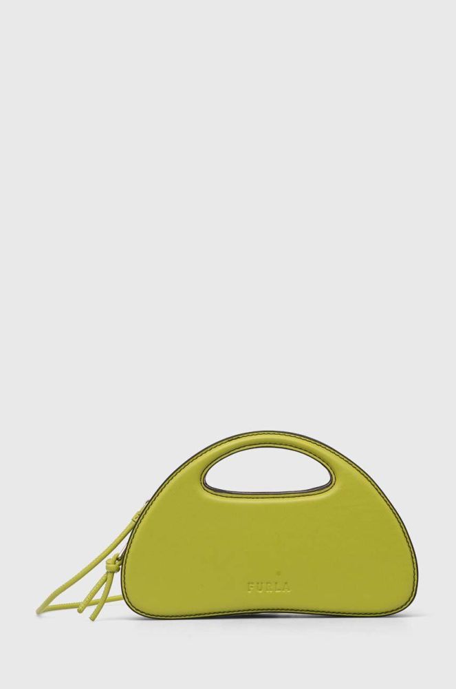 Шкіряна сумочка Furla колір зелений (3401589)