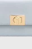 Шкіряна сумочка Furla колір блакитний (3330669)
