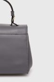 Шкіряна сумочка Furla колір сірий (3342948)
