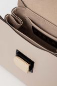 Шкіряна сумочка Furla колір бежевий (3401593)