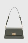 Шкіряна сумочка Furla колір зелений (3342950)