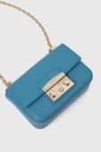 Шкіряна сумочка Furla колір блакитний (3313541)