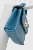 Шкіряна сумочка Furla 1927 колір блакитний (3402470)