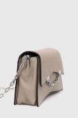 Шкіряна сумочка Karl Lagerfeld колір сірий (3347401)