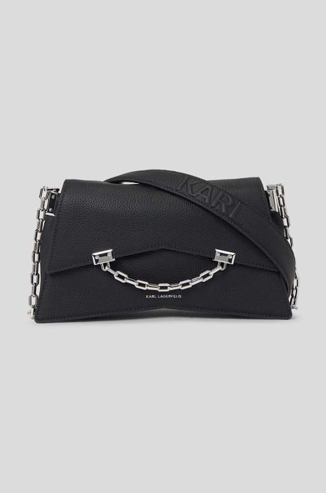 Шкіряна сумочка Karl Lagerfeld колір чорний (3347400)