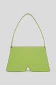 Шкіряна сумочка Karl Lagerfeld ICON K SHB LEATHER колір зелений