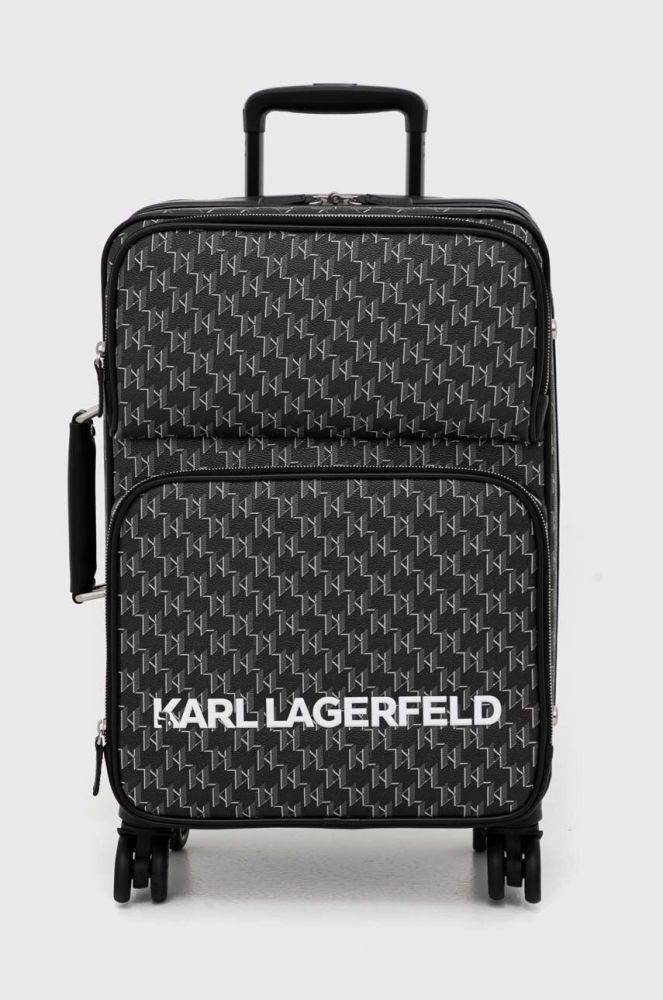 Валіза Karl Lagerfeld колір чорний (3349113)