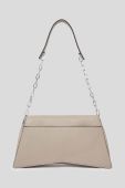 Шкіряна сумочка Karl Lagerfeld колір бежевий (3354539)