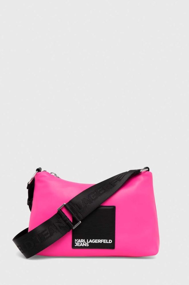 Сумочка Karl Lagerfeld Jeans колір рожевий (3354586)