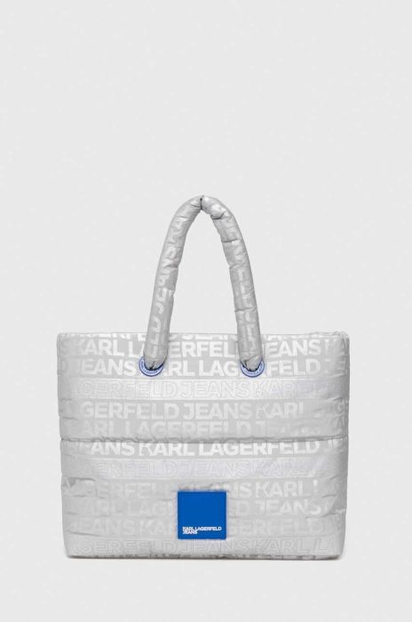 Сумочка Karl Lagerfeld Jeans колір срібний