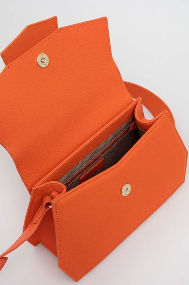 Шкіряна сумочка Patrizia Pepe колір помаранчевий (3375419) фото 5