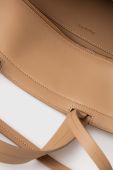 Шкіряна сумочка Patrizia Pepe колір бежевий (3455344)