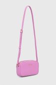 Шкіряна сумочка Patrizia Pepe колір рожевий (3411825)