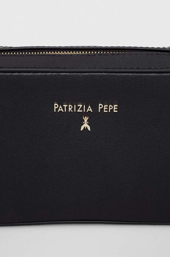 Шкіряна сумочка Patrizia Pepe колір чорний (3411824) фото 3