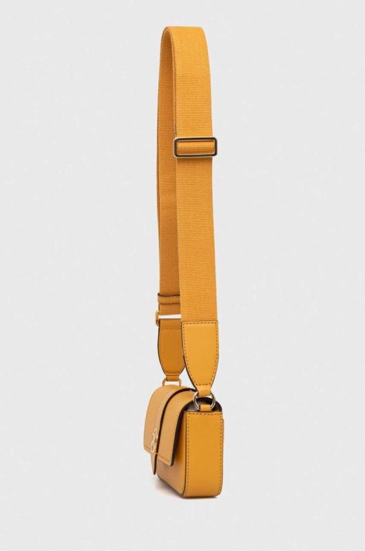 Шкіряна сумочка MICHAEL Michael Kors колір жовтий (3391576) фото 2