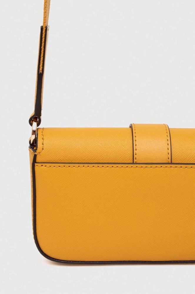 Шкіряна сумочка MICHAEL Michael Kors колір жовтий (3391576) фото 3