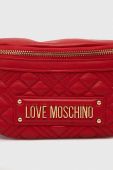 Сумка на пояс Love Moschino колір червоний