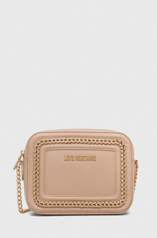 Сумочка Love Moschino колір бежевий (3386397)