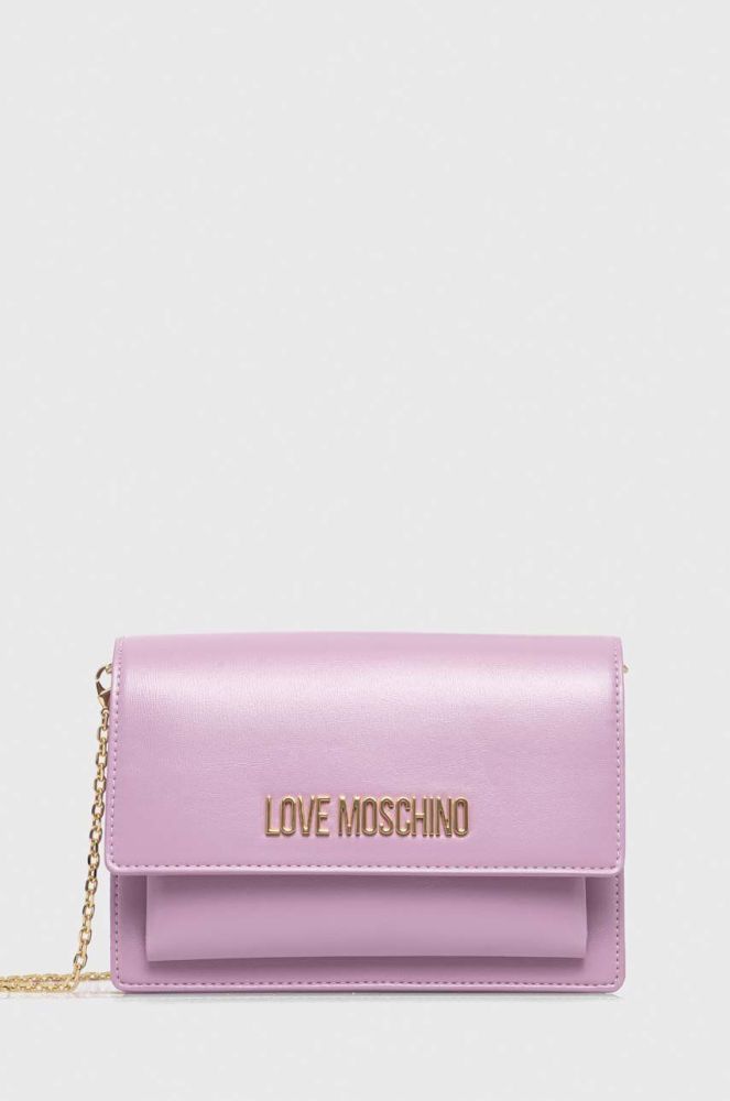 Сумочка Love Moschino колір фіолетовий (3391590)