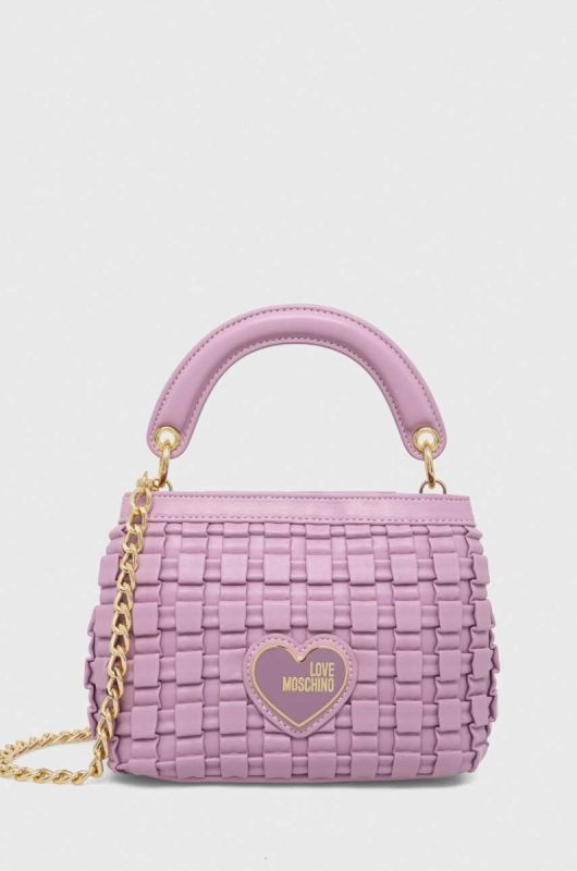 Сумочка Love Moschino колір фіолетовий (3384236)
