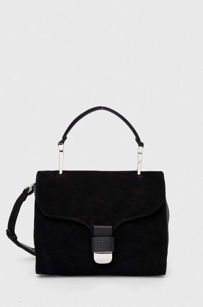 Замшева сумочка Coccinelle колір чорний (3529550)