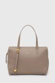 Шкіряна сумочка Coccinelle колір сірий (3529551)